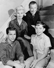 Leave it To Beaver classic Cleaver family portrait on stairs 8x10 inch photo