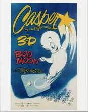 Casper The Friendly Ghost in 3-D Boo Moon vintage poster artwork 8x10 photo