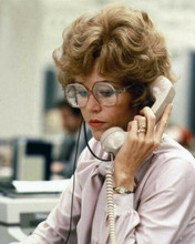 Jane Fonda sitting at desk on telephone Nine To Five 8x10 inch photo
