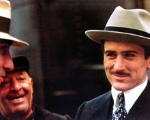 The Godfather Part II smiling Robert De Niro in hat as Don Corleone 8x10 photo