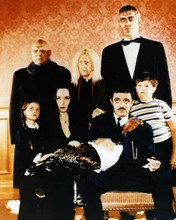 The Addams Family TV series cast pose with turkey 8x10 inch photo