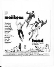 Head 8x10 inch photo The Monkees Frank Zappa movie poster artwork
