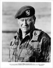 John Wayne as Col Kirby in his unform & beret The Green Berets 8x10 inch photo