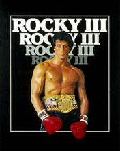 Rocky III movie poster artwork Sylvester Stallone ready for a fight 8x10 photo