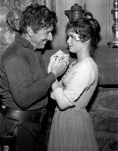 Have Gun Will Travel Richard Boone holds hand with unidentified woman 8x10 photo