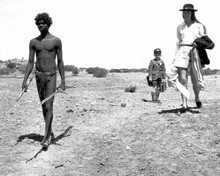 Walkabout 1970 David Gulpilil leads Jenny Agutter Luc Roeg across outback 8x10