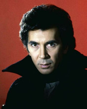 Frank Langella eerie studio portrait in cape as Dracula 1979 movie