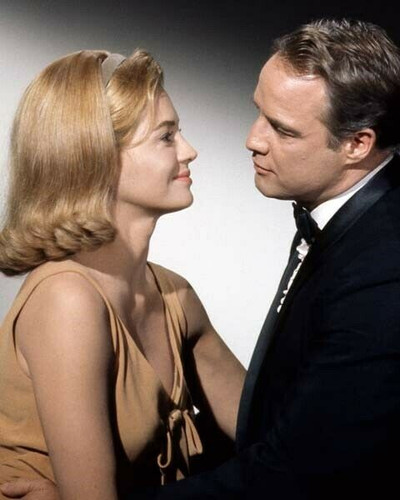 The Chase 1966 Angie Dickinson Smiles At Marlon Brando Both In Profile 8x10 The Movie Store