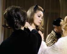Batman TV series rare on set image as Catwoman gets make-up and hair 8x10 photo