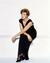 Jessica Lange studio glamour portrait in black dress 1980's era 8x10 inch photo