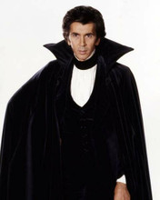 Frank Langella in his black cape looks dashing 1979 Dracula 8x10 inch photo