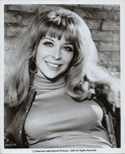 Angelique Pettyjohn smiling portrait with huge cleavage Hell's Belles 8x10 photo