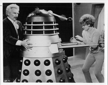 Dr Who and the Daleks Hammer Peter Cushing Jennie Linden and maneuver dalek