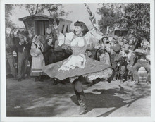 Maria Montez in Mexican village doing dance 8x10 photo