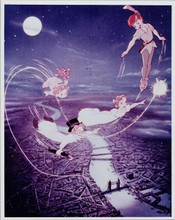 Peter Pan vintage 8x10 photo Tinkerbell flying above London 8x10 photo