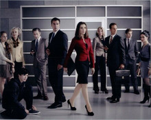 The Good Wife TV series Juliana Marguiles poses in office with cast 8x10 photo
