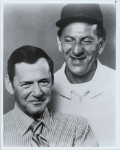 The Odd Couple Tony Randall poses with Jack Klugman 8x10 photo