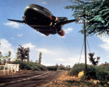 Thunderbirds TV series Thunderbird 2 in flight over country road 8x10 inch photo