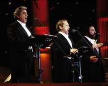 The Three Tenors Domingo Carreras & Pavarotti perform together 8x10 inch photo