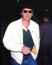 Jack Nicholson early 1970's in beanie & white jacket smokes cigarette 8x10 photo