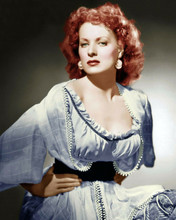 Maureen O'Hara wears bawdy & busty period dress 1940's era 8x10 inch photo
