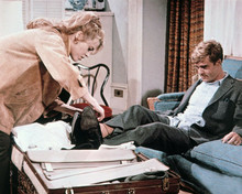 Barefoot in the Park Jane Fonda takes off Robert Redford's shoes 8x10 inch photo