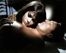 In The Cool of the Day bare chested Peter Finch & Jane Fonda in bed 8x10 photo