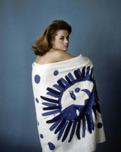 Jane Fonda 1967 studio portrait wrapping herself in towel 8x10 inch photo