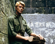 David Bowie sits in his jail cell Merry Christmas Mr Lawrence 8x10 inch photo
