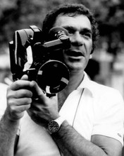 Sydney Pollack movie director & actor with film camera on shoulder 8x10 photo