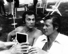 The Persuaders 1971 on set Curtis & Moore look in make-up mirror 8x10 inch photo