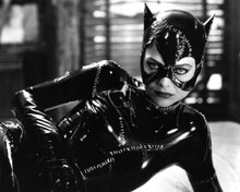 Michelle Pfeiffer in her black leather outfit as Catwoman 8x10 inch photo