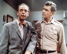 Andy Griffith Show Don Knotts & Andy Griffith Andy pulls Barney's arm 8x10 photo
