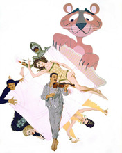 The Pink Panther 1963 Peter Sellers & cast poster art with Panther 8x10 photo