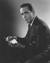 Humphrey Bogart as Sam Spade looking at notebook The Maltese Falcon 8x10 photo