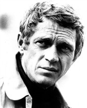 Steve McQueen classic in turtle neck sweater & raincoat 1968 Bullitt 8x10 photo