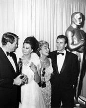 Gregory Peck Sophia Loren Joan Crawford Fernando Lamas 1963 Oscars 8x10 photo