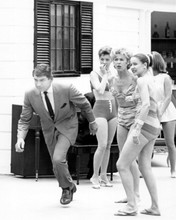Burke's Law TV series Gene Barry in action running 8x10 inch photo