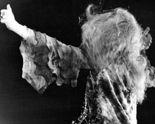 Janis Joplin arms open viewed from behind 1968 performance on TV show 8x10 photo