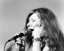 Janis Joplin side view from stage performing on 1968 Hollywood Palace 8x10 photo