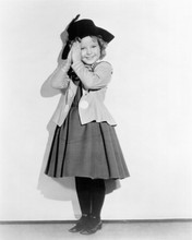 Shirley Temple cute full length pose hands together 8x10 inch photo