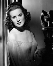 Maureen O'Hara 1940's portrait in sheer dress pulled from shoulder 8x10 photo