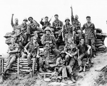 Hamburger Hill 1987 movie 8x10 inch photo squad of 14 Vietnam battle 8x10 photo