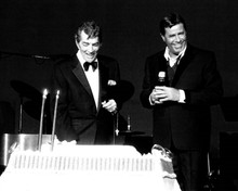 Jerry Lewis 1976 Telethon Dean Martin surprises him with cake 8x10 inch photo