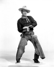 John Wayne iconic firing pistol The Man Who Shot Liberty Valance 8x10 inch photo