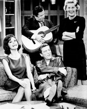 Dick Van Dyke Show Amsterdam on guitar Rose Marie Mary Tyler & Dick 8x10 photo