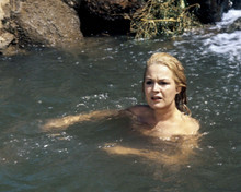 How The West Was Won 1962 Carroll Baker takes a swim in river 8x10 inch photo