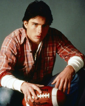 Tom Cruise holds football studio portrait All The Right Moves 8x10 inch photo