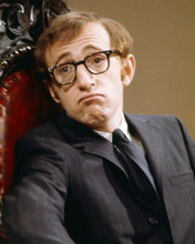 Woody Allen classix expression 1960's pose in suit and tie 8x10 inch photo