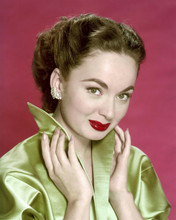 Ann Blyth 1940's era Hollywood glamour portrait red lipstick smile 8x10 photo